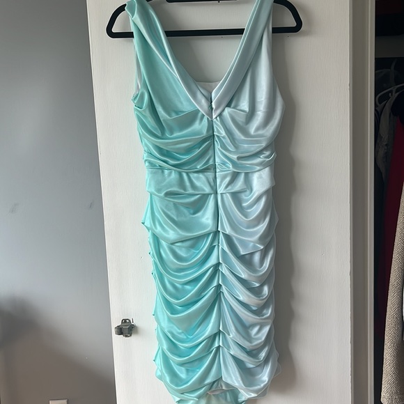 Aqua Dress - Picture 2 of 2